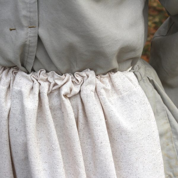 Drawstring Apron in Osnaburg Cheap - Image 3