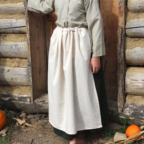 Drawstring Apron in Osnaburg Cheap
